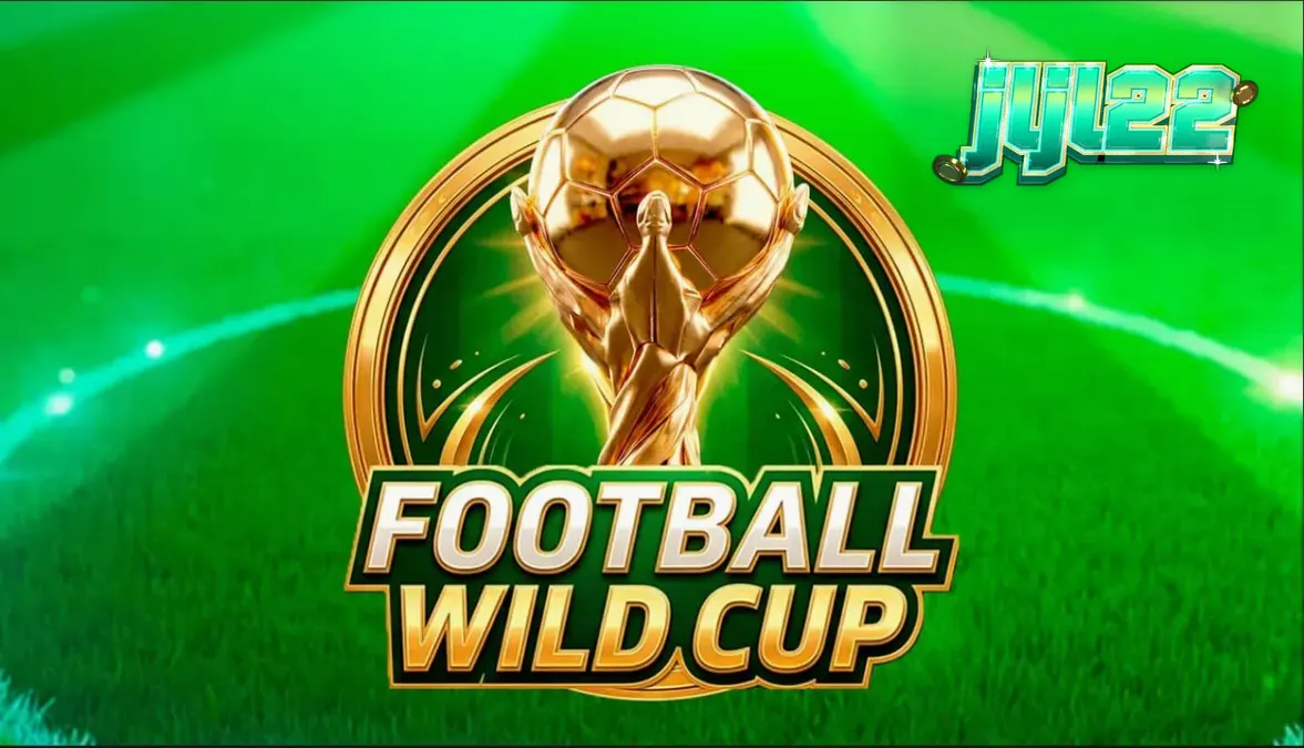 Football Wild Cup slot machine interface na may temang stadium
